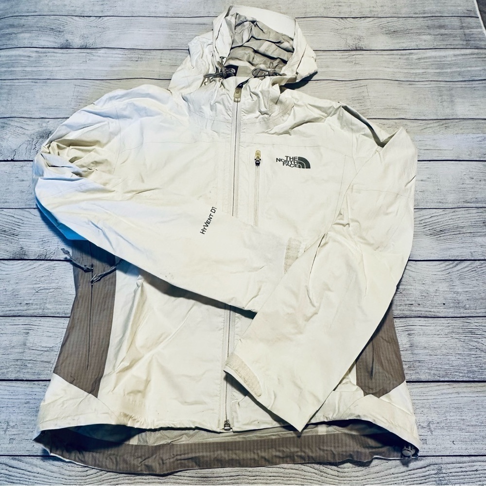 The North Face White Rain Jacket - Women's Sz S​​​​​​